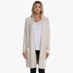 Barefoot Dreams Cozy Chic Lite “Long Weekend Cardigan” Sweater Size XL EUC!